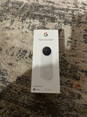 NEW Google Nest Doorbell Wired 2nd Generation Snow